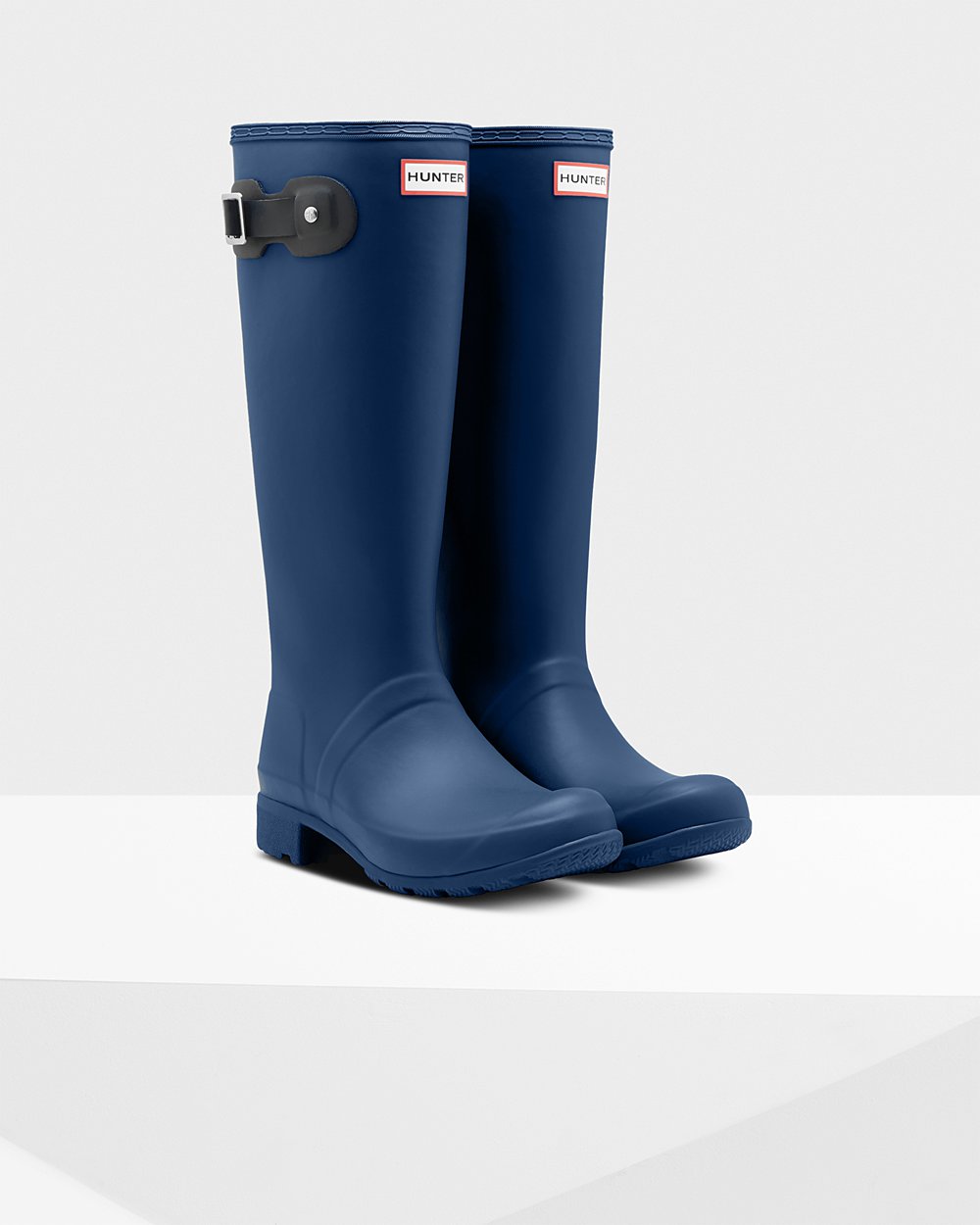 Hunter Mujer Original Tour Foldable - Botas de Lluvia Azul Marino - 730-RVSBFN